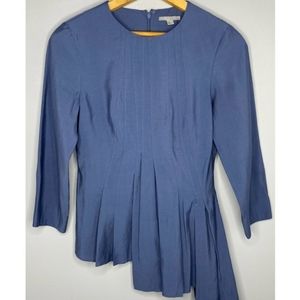 COS Asymmetric Pleated Blouse